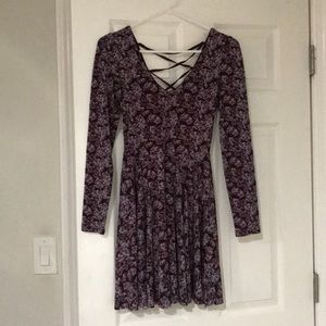 Floral long sleeve dress